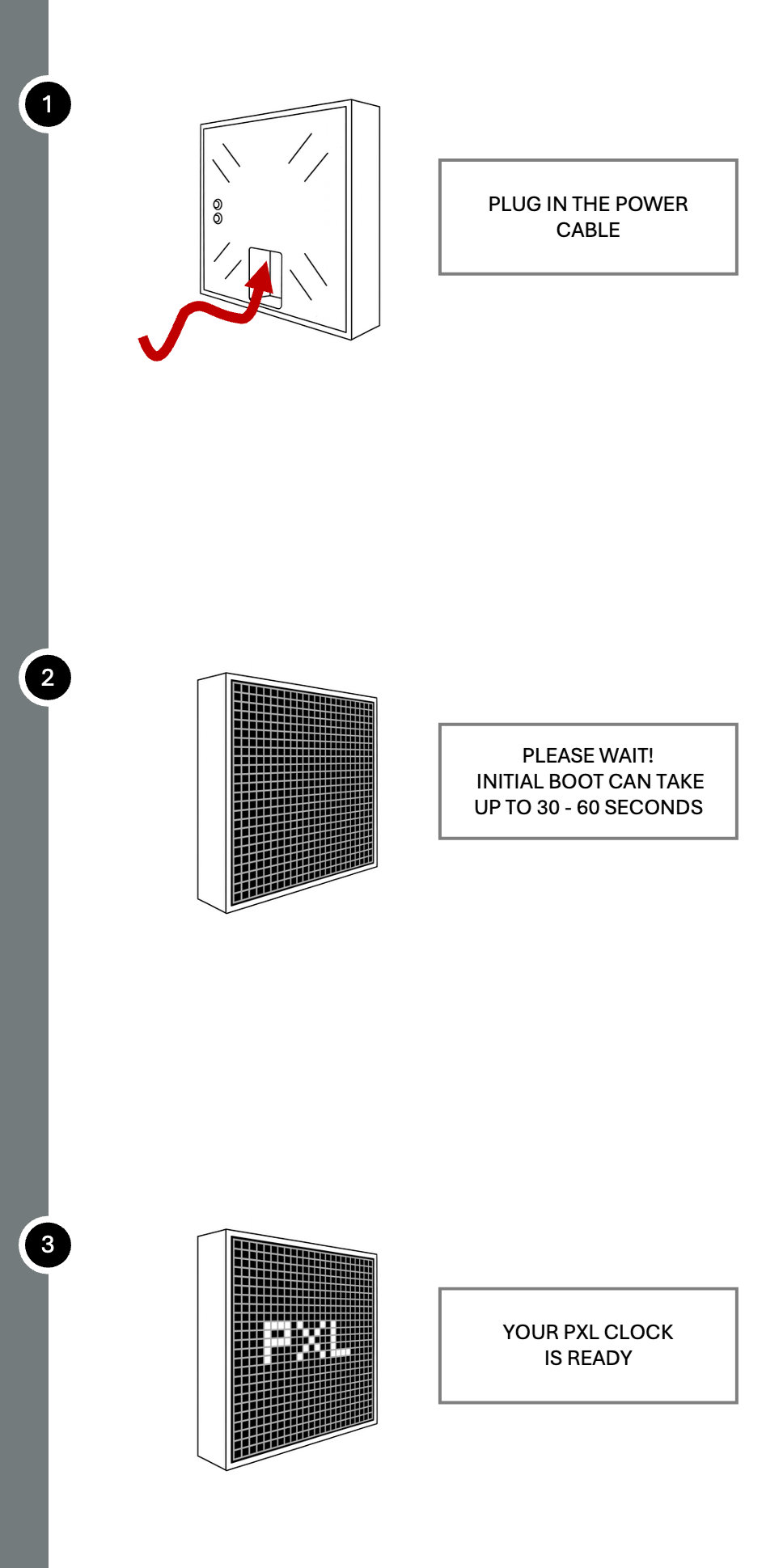 PXL Clock WiFi Setup